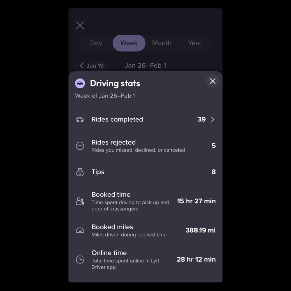 Weekly Earnings Tracker App Interface - Picture 2 of 5
